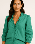 Lauren V-Neck Blouse