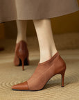 Veronica Leather Heels