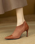 Veronica Leather Heels