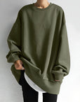 Maeva - Oversized Winter Sweatshirt for Women - Warm & Cozy