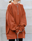 Maeva - Oversized Winter Sweatshirt for Women - Warm & Cozy