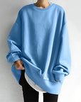 Maeva - Oversized Winter Sweatshirt for Women - Warm & Cozy