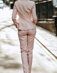 Renée Pearl-Trim Tweed Blazer & Pants Set