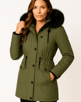 Emelin Insulated Fur Hood Winter Coat