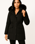 Emelin Insulated Fur Hood Winter Coat