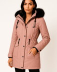 Emelin Insulated Fur Hood Winter Coat