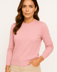 Elise Cashmere Crew Neck Sweater