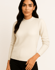 Elise Cashmere Crew Neck Sweater