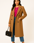 Sabina Double-Breasted Wool Coat