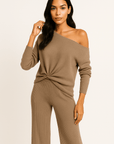 Mila Off-Shoulder Lounge Set