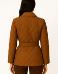 Thea Belted Quilted Puffer Jacket