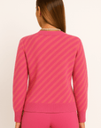 Elia Striped Knit Cardigan