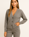Aura Cashmere Blend Cardigan