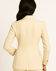 Cream Tweed Cropped Blazer
