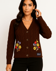 Indira Relaxed Chunky Knit Cardigan