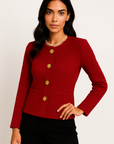 Aria Pure Cotton Knit Cardigan