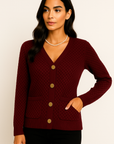 Aria Pure Cotton Knit Cardigan