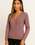 Aria Pure Cotton Knit Cardigan