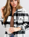 Lisa - Long Sleeve Plaid Flannel - Cozy & Stylish