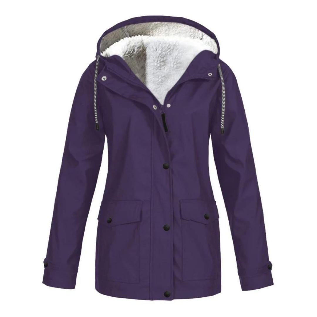 All-Weather Hooded Rain Jacket
