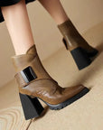 Aziel Leather Boots