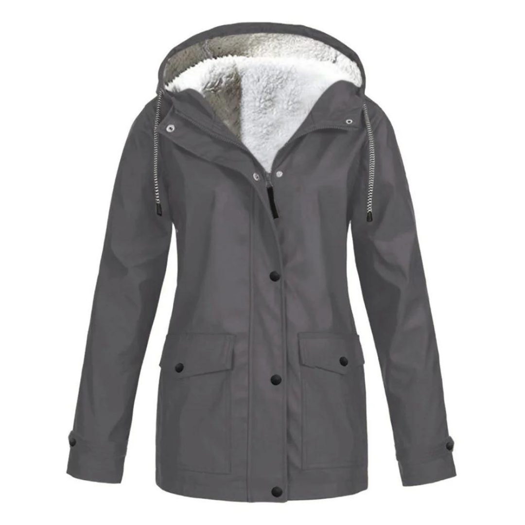 All-Weather Hooded Rain Jacket