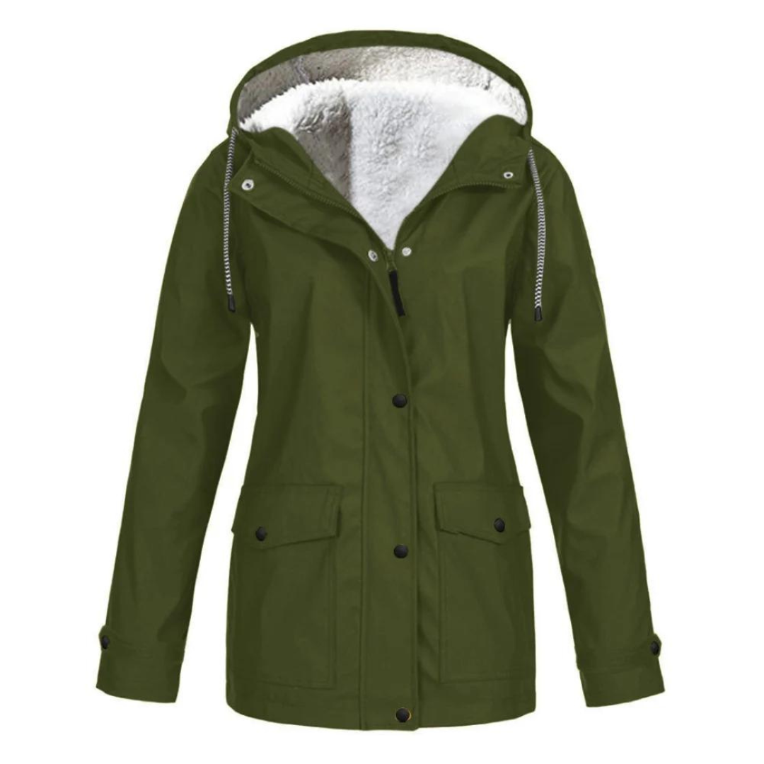 All-Weather Hooded Rain Jacket