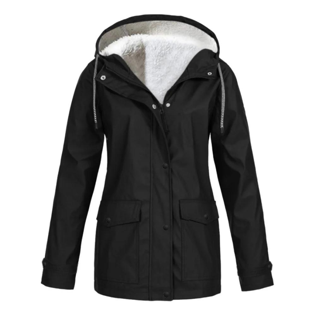 All-Weather Hooded Rain Jacket
