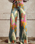 Isla Floral Wide-Leg Pants