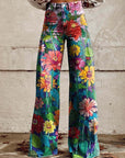 Isla Floral Wide-Leg Pants