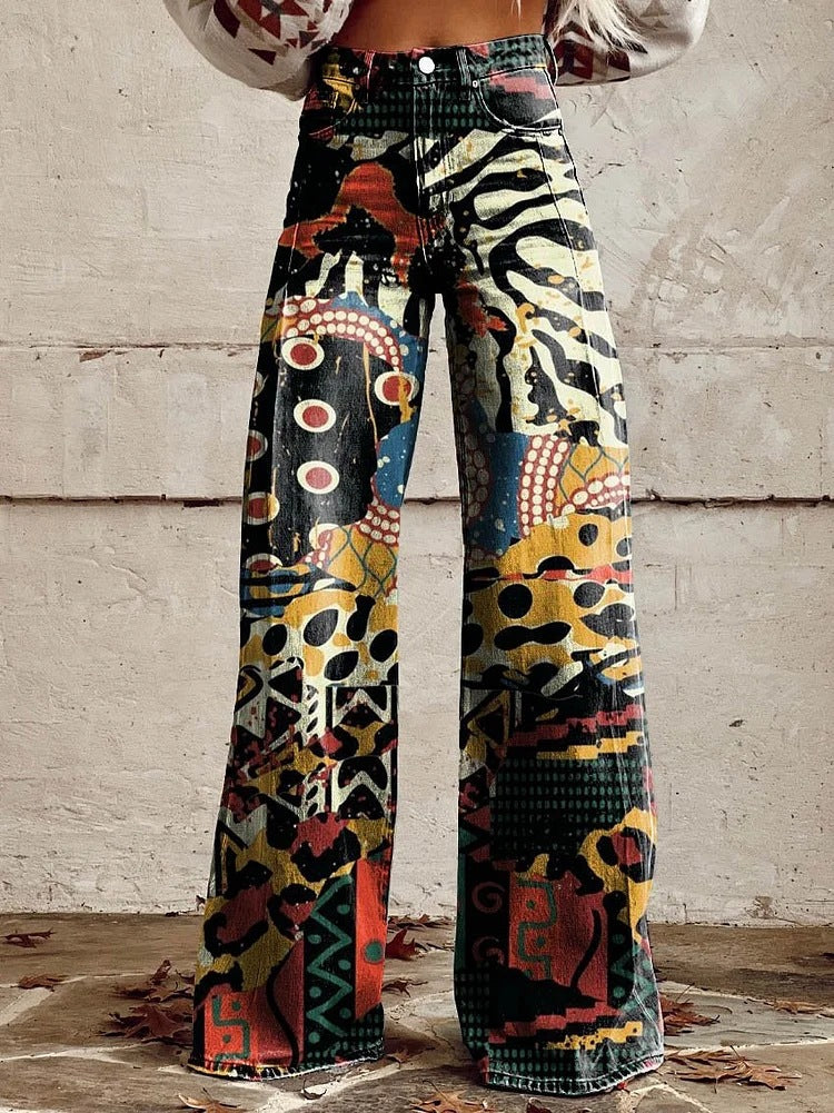Isla Floral Wide-Leg Pants