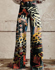 Isla Floral Wide-Leg Pants
