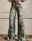 Isla Floral Wide-Leg Pants