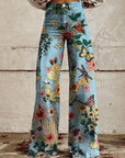 Isla Floral Wide-Leg Pants