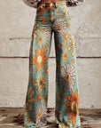 Isla Floral Wide-Leg Pants
