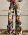 Isla Floral Wide-Leg Pants