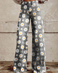 Isla Floral Wide-Leg Pants