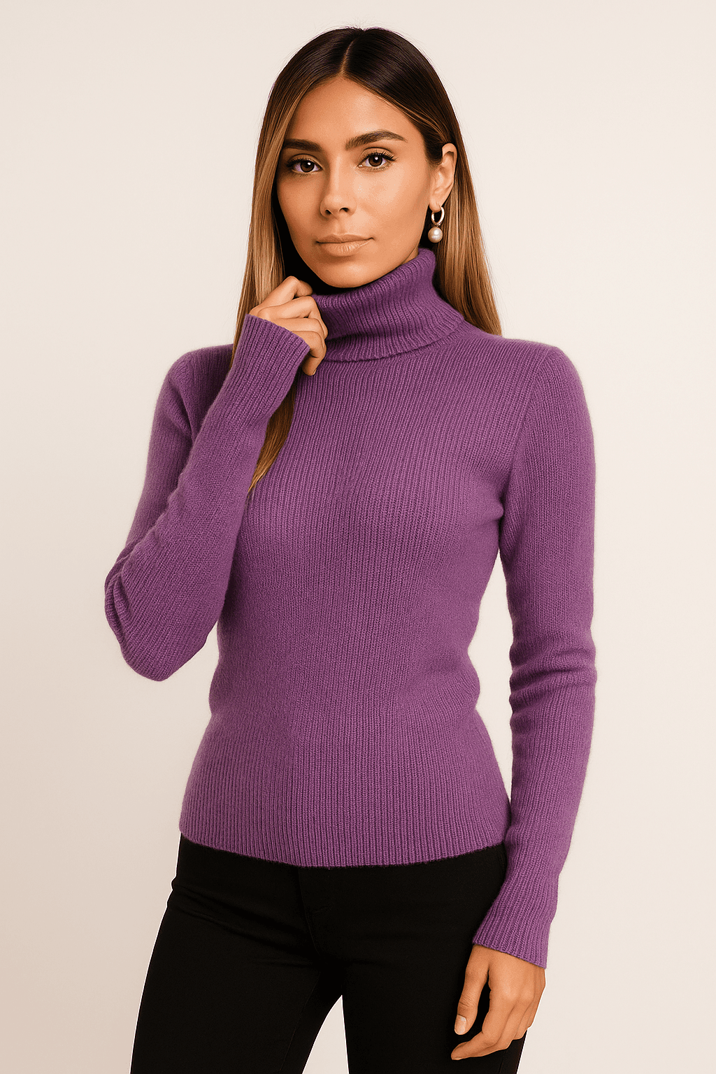 Alina Turtleneck Pullover Sweater