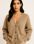 Aura Cashmere Blend Cardigan