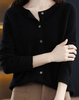 Liora Merino Wool Button Cardigan