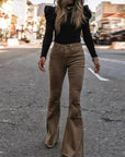 Briana Flared Corduroy Pants | Trendy comfortable bell-bottom pants