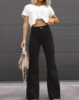 Briana Flared Corduroy Pants | Trendy comfortable bell-bottom pants