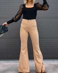 Briana Flared Corduroy Pants | Trendy comfortable bell-bottom pants