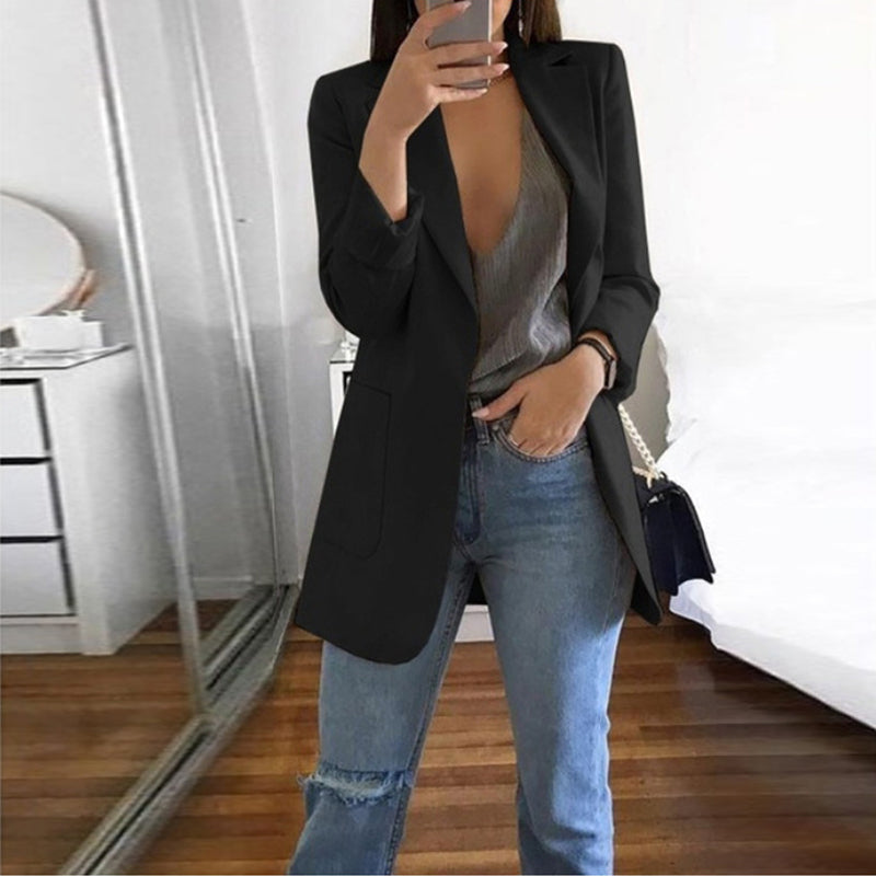 Caroline Blazer | Elegant Monochrome Women&#39;s Blazer