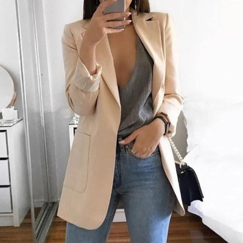 Caroline Blazer | Elegant Monochrome Women&#39;s Blazer