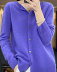 Liora Merino Wool Button Cardigan