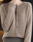 Liora Merino Wool Button Cardigan
