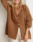Halen Classic Knit Button Cardigan