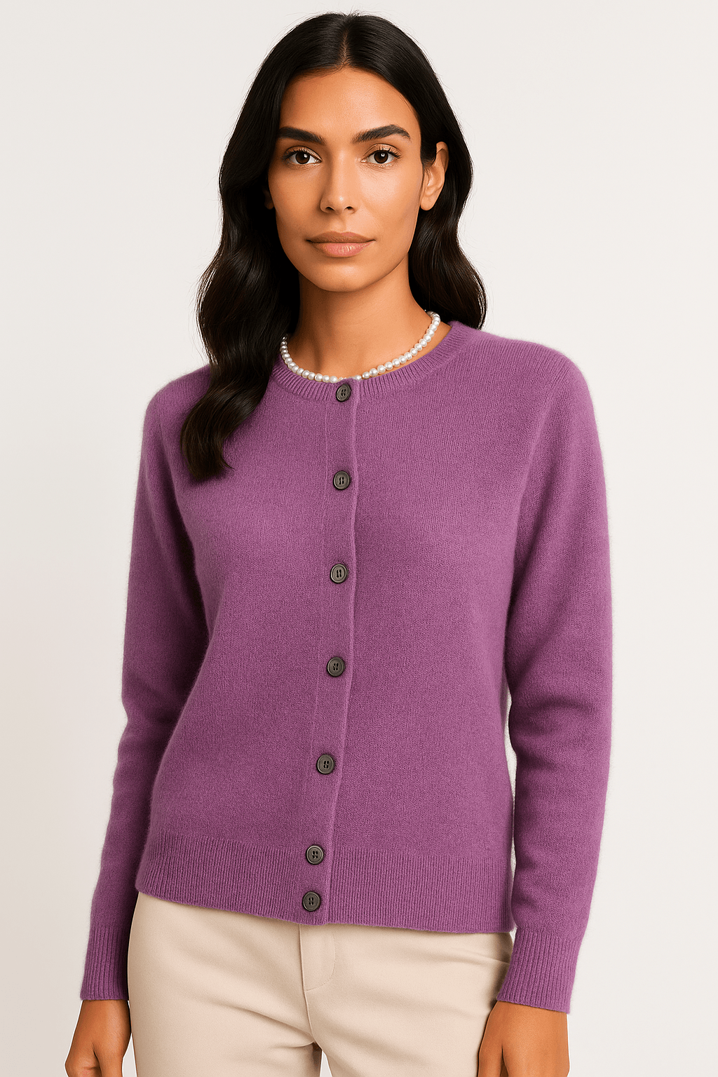Elena Merino Wool Cardigan