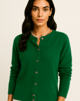Elena Merino Wool Cardigan